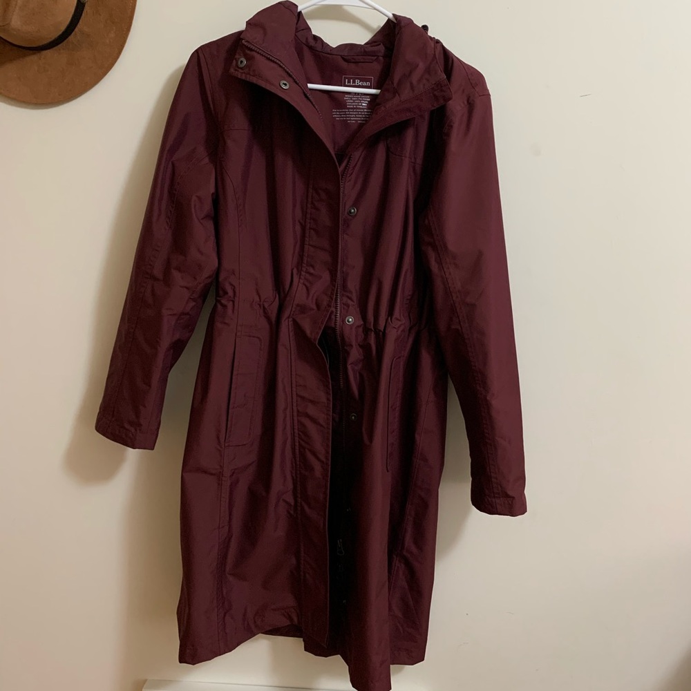 LL Bean Medium Purple Mauve Spring Jacket